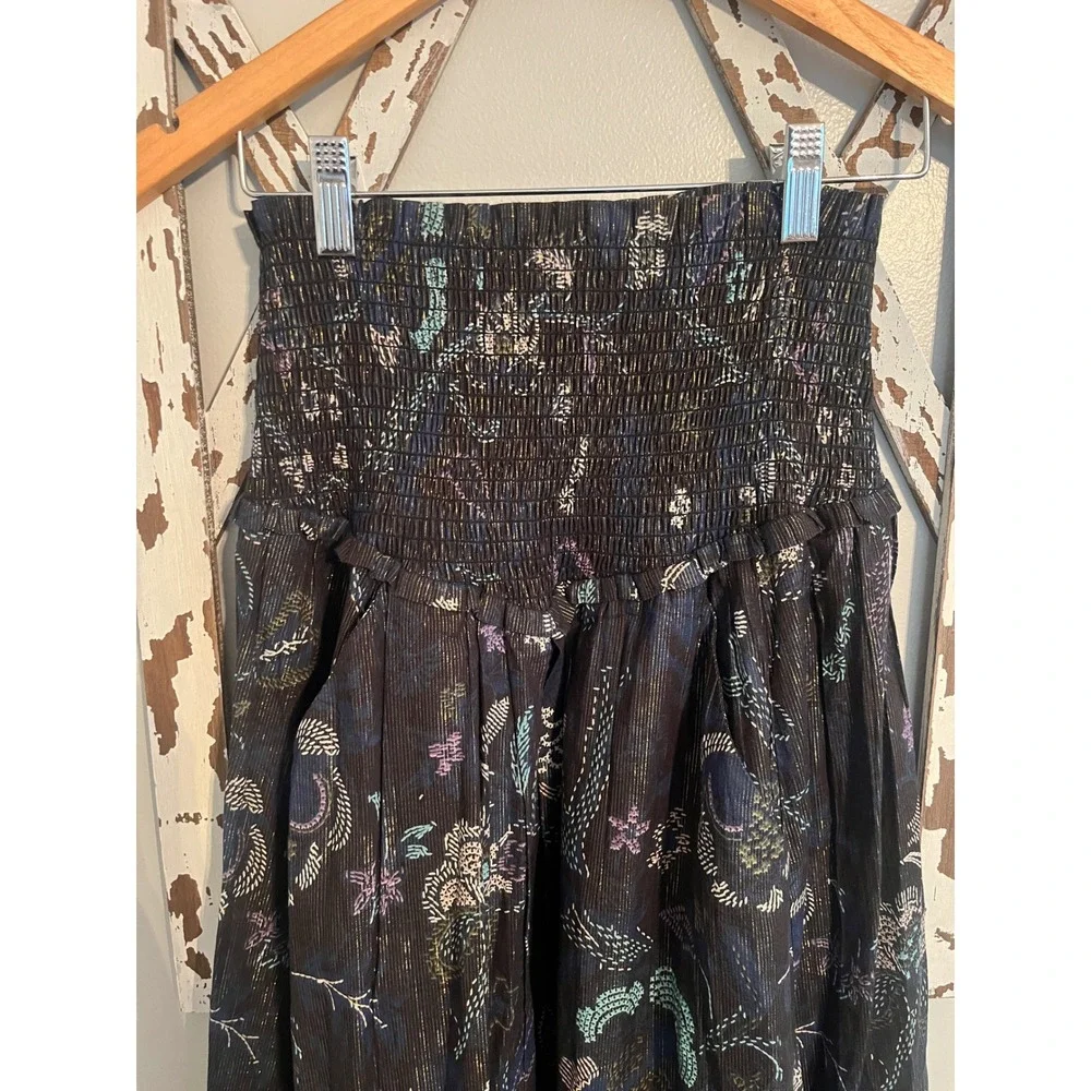 Maria Cher Long Skirt 100% Cotton‎ Multi Color Size Small